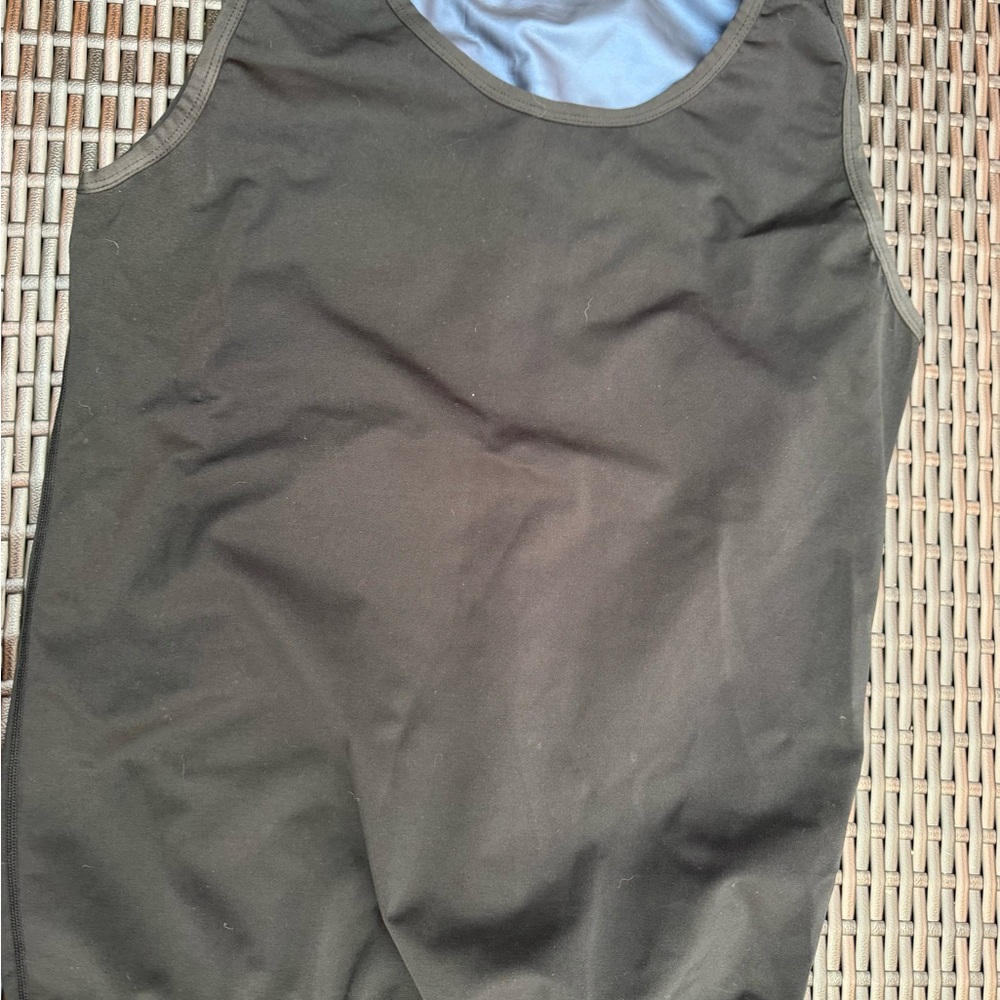Skin Black and Gray Top